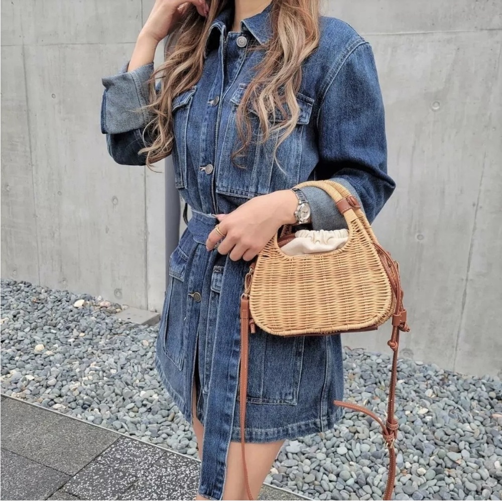 ZARA Sahara Jean Jacket/Mini Dress - Picture 2 of 16
